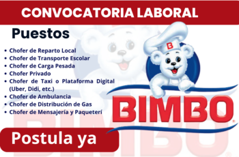 Únete a la Familia Bimbo! Oportunidades Laborales Disponibles para Ti